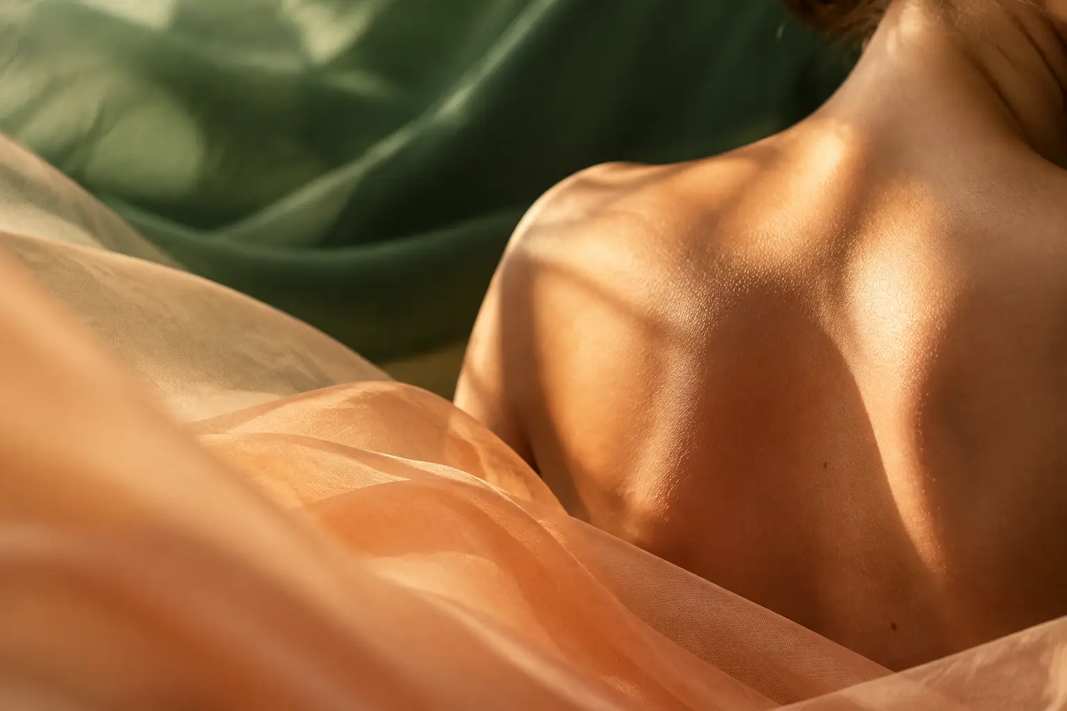 Ondas de color que suben, como la circulación